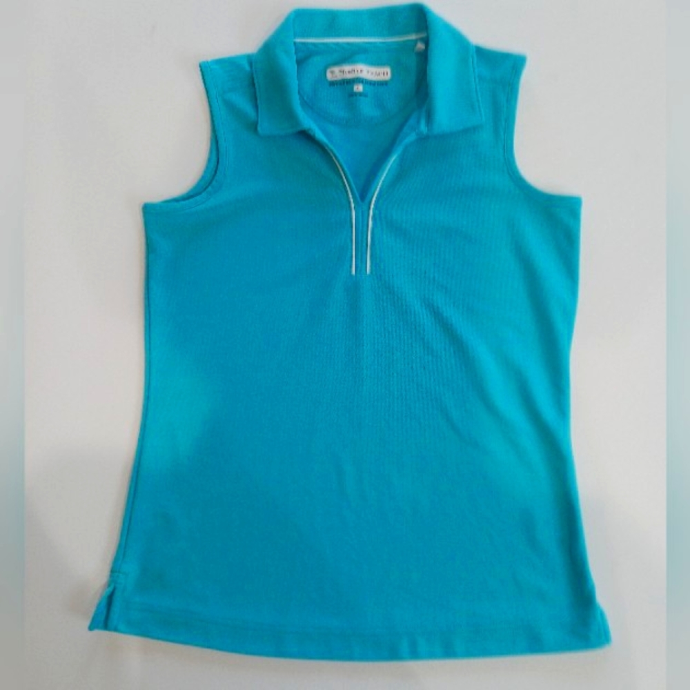 Pebble Beach size S Turquoise Golf Shirt.
